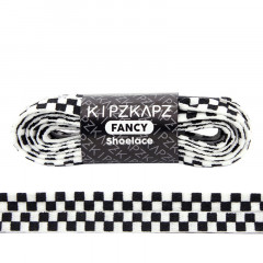 Beli Aksesoris Sneakers Kipzkapz Flat Checker Xs27 8Mm Black White Original Xs27 - Flat Checker 8Mm